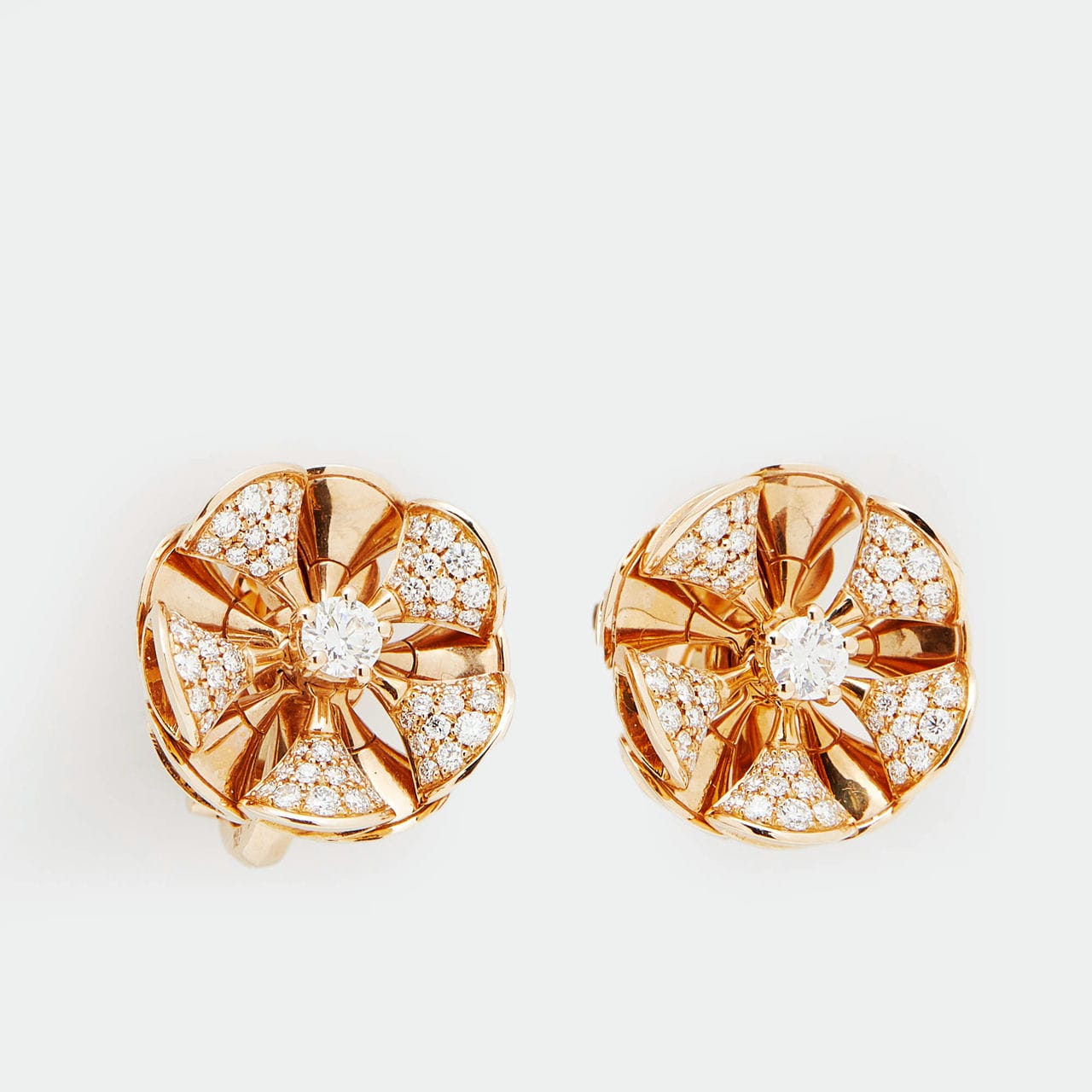 bvlgari rose gold earrings