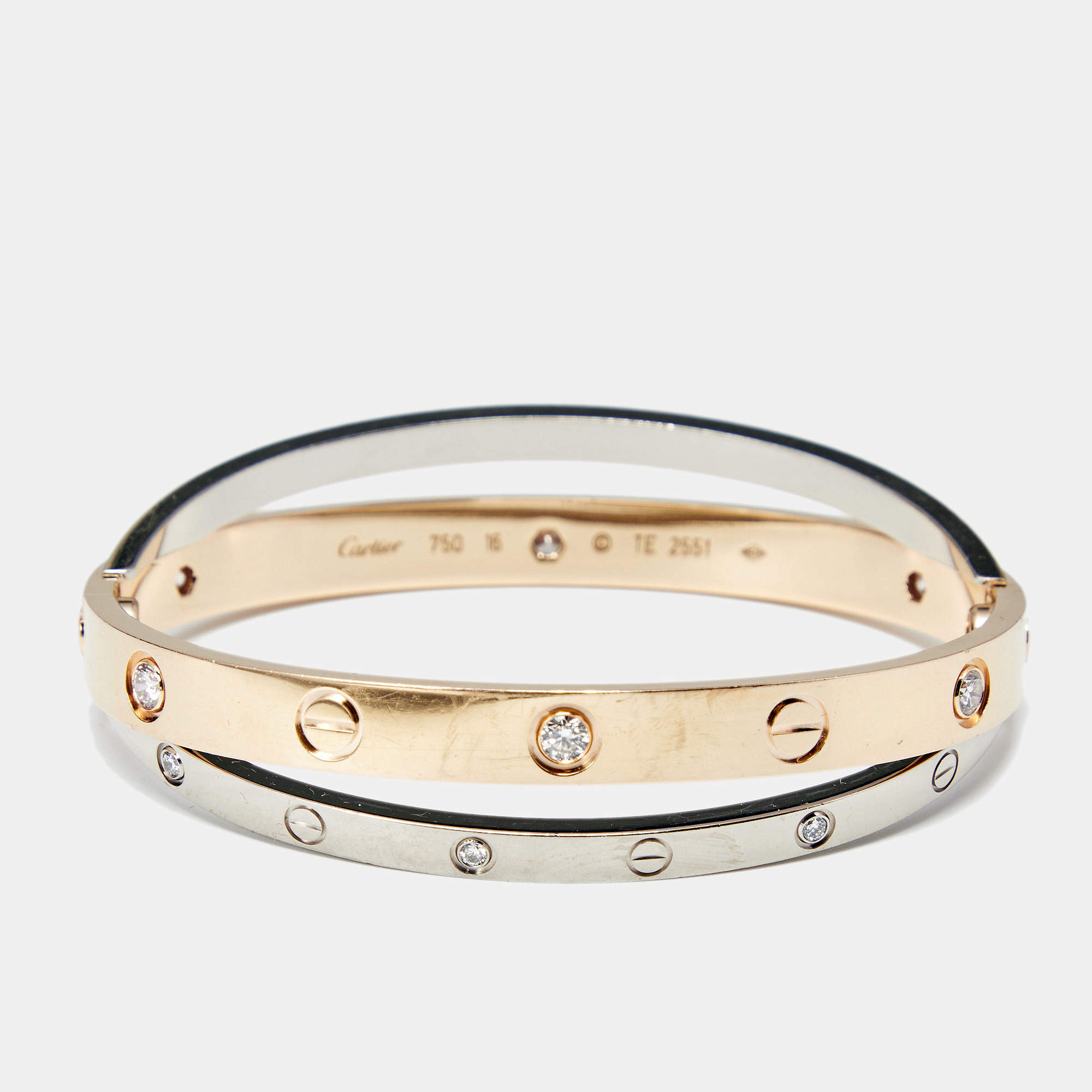 cartier love diamond bracelet 