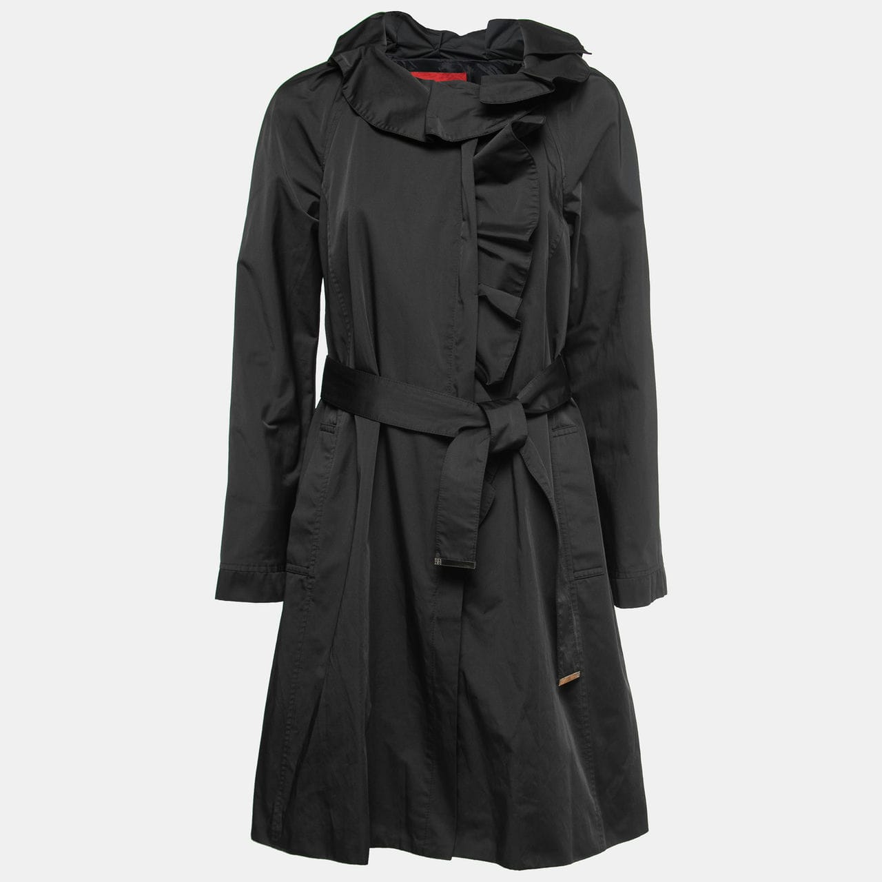 designer black coat