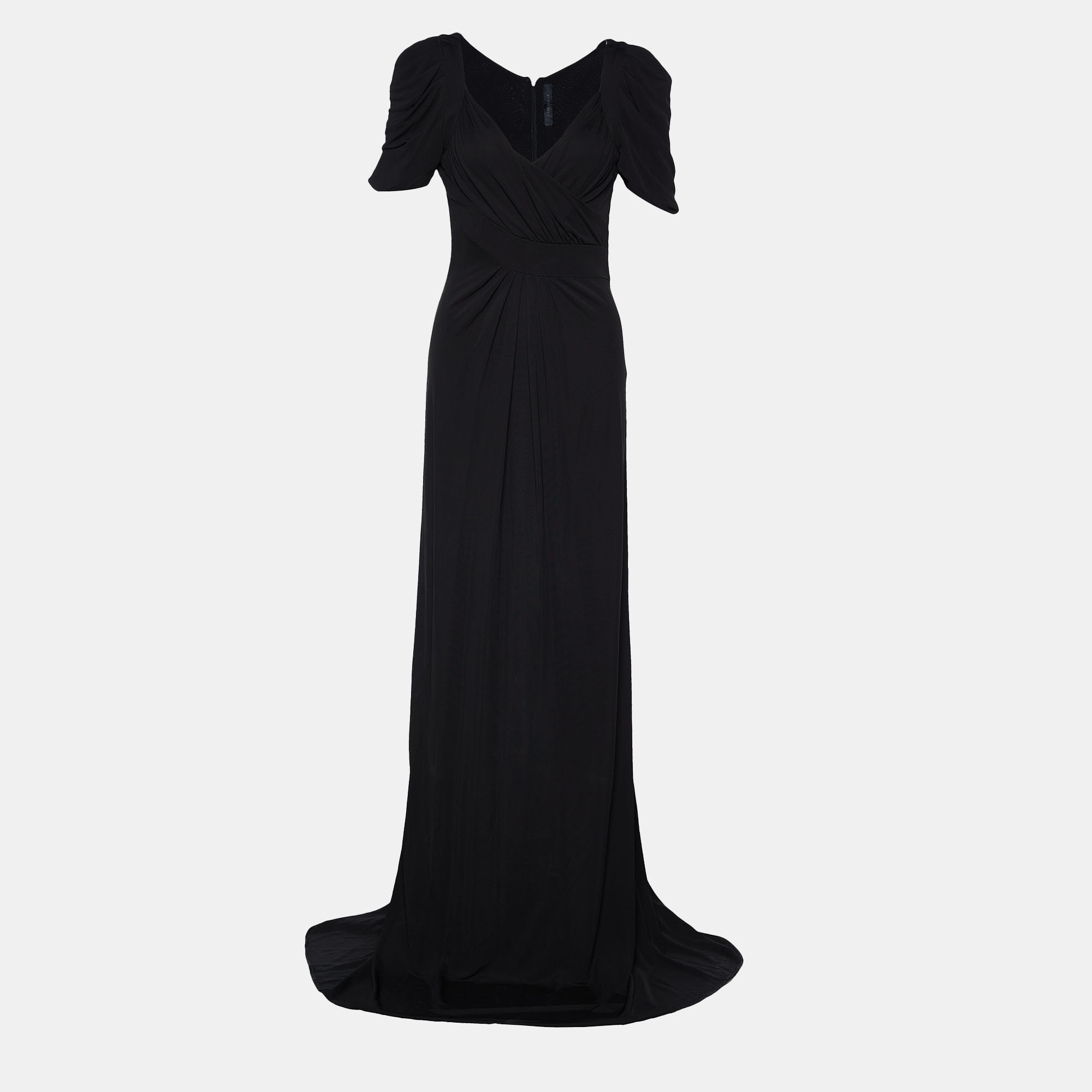 designer svart klänning