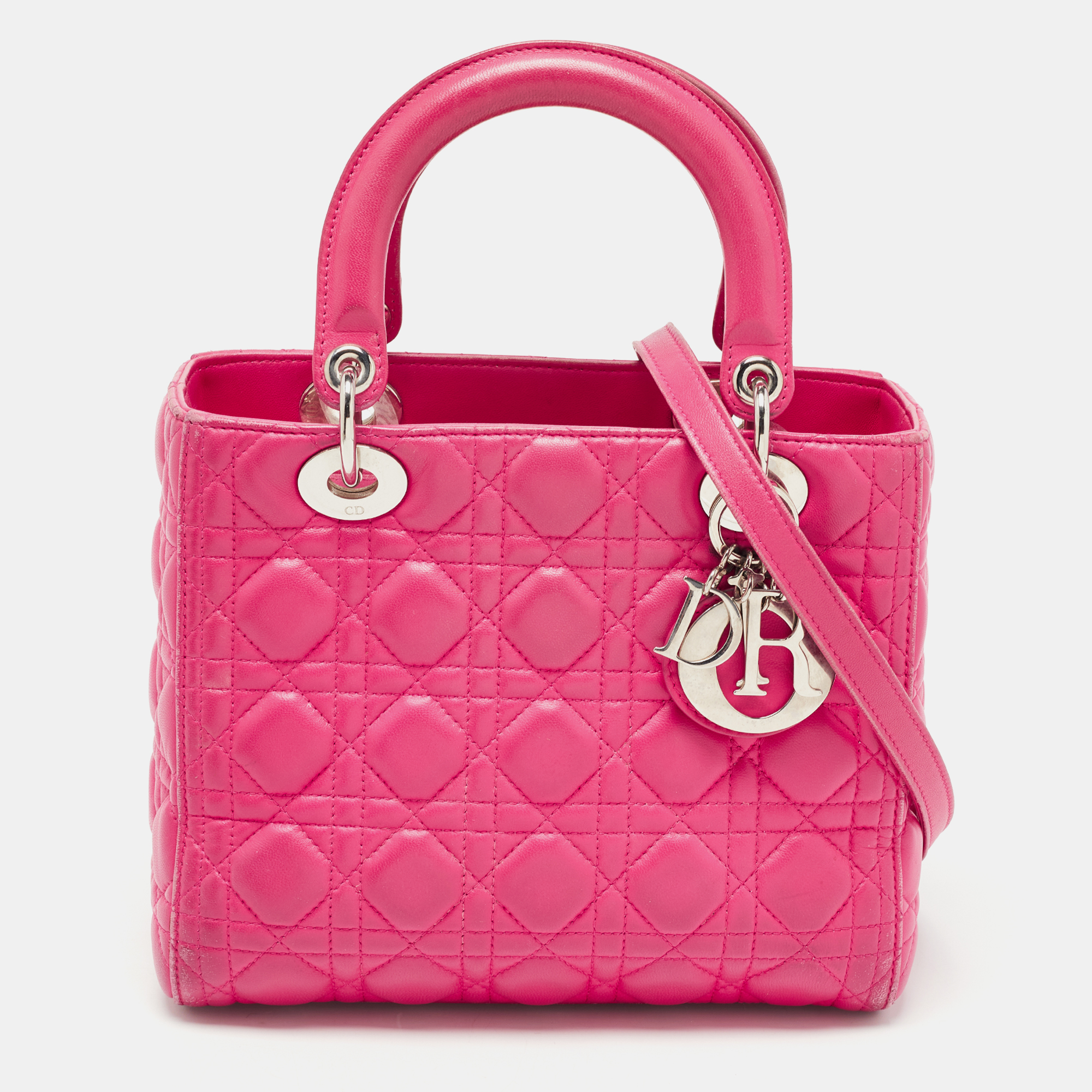 bolsa rosa lady dior