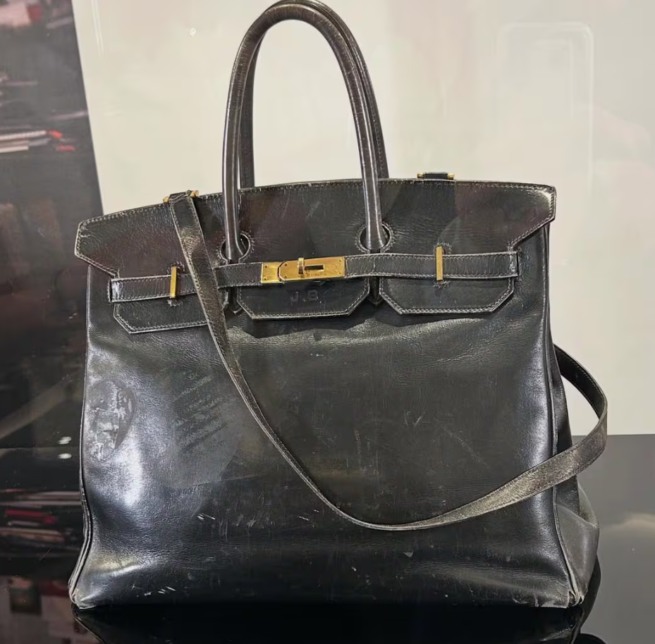 Original Hermès Birkin, which fetched $10.1 million at auction.