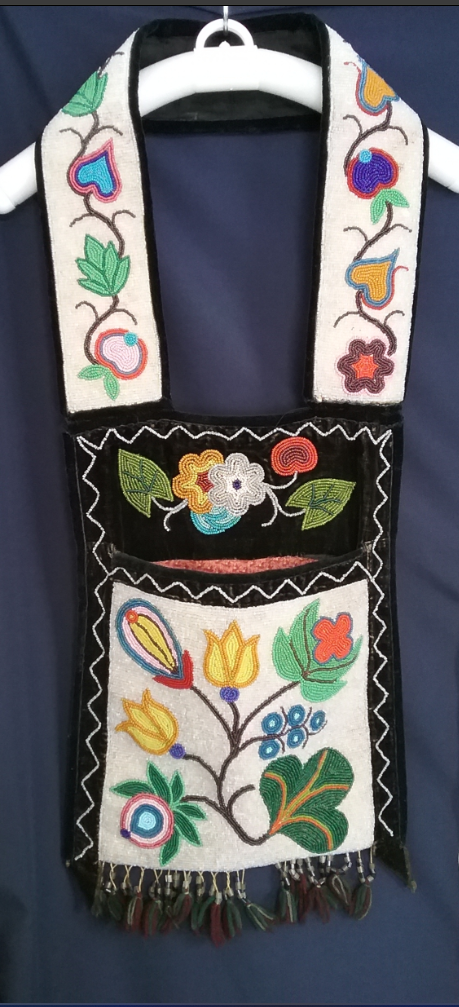 Ojibwe bandolier bag (Image Credit: https://morrisoncountyhistory.org/)