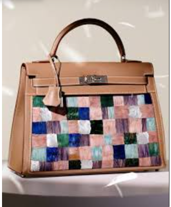 Most Expensive Handbags: Hermès Feather Embroidery Sellier Mosaïque Kelly