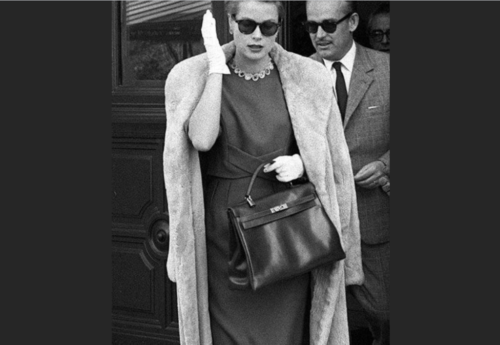 The bag used by Grace Kelly