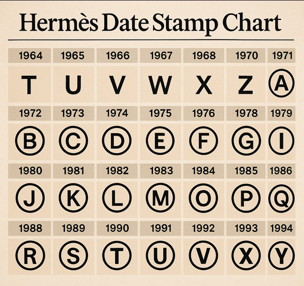 Hermes Date Stamp codes
