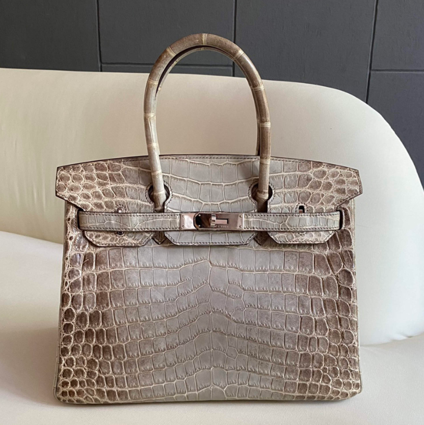 Hermes Himalayan Crocodile Birkin Bag