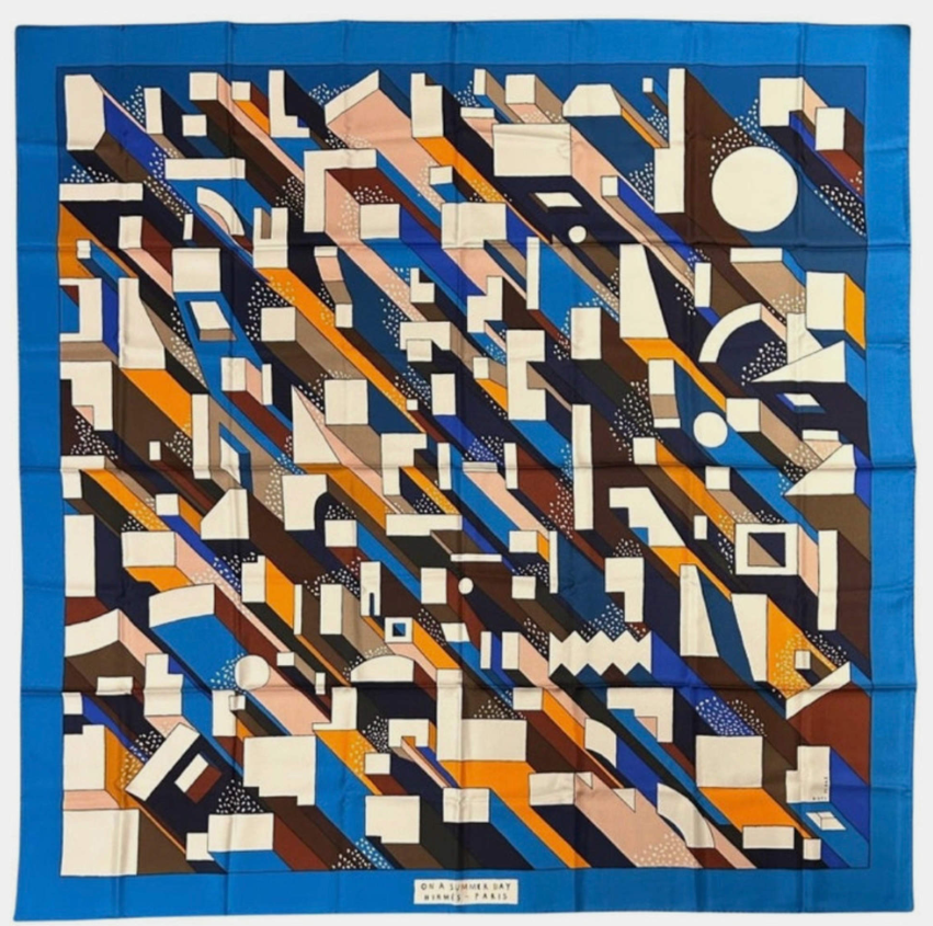 Hermes On Summer Day Silk Shawl 140Cm