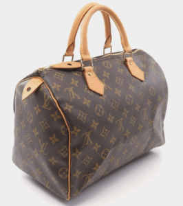 Louis Vuitton Speedy 30 Brown Monogram Canvas Shoulder Bag
