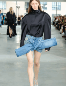 Nicholas Aburn's debut for Area offered innovative yet wearable street wear.