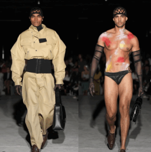 Menswear runway looks of the New York Fashion Week SS2026 collection from LUAR by RAUL LOPEZ. (Image source: Instagram)