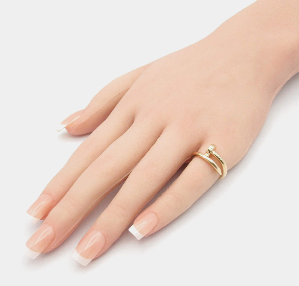 Cartier Juste Un Clou 18K Rose Gold Ring 