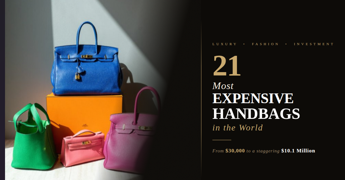 The Most Expensive Handbags in the World