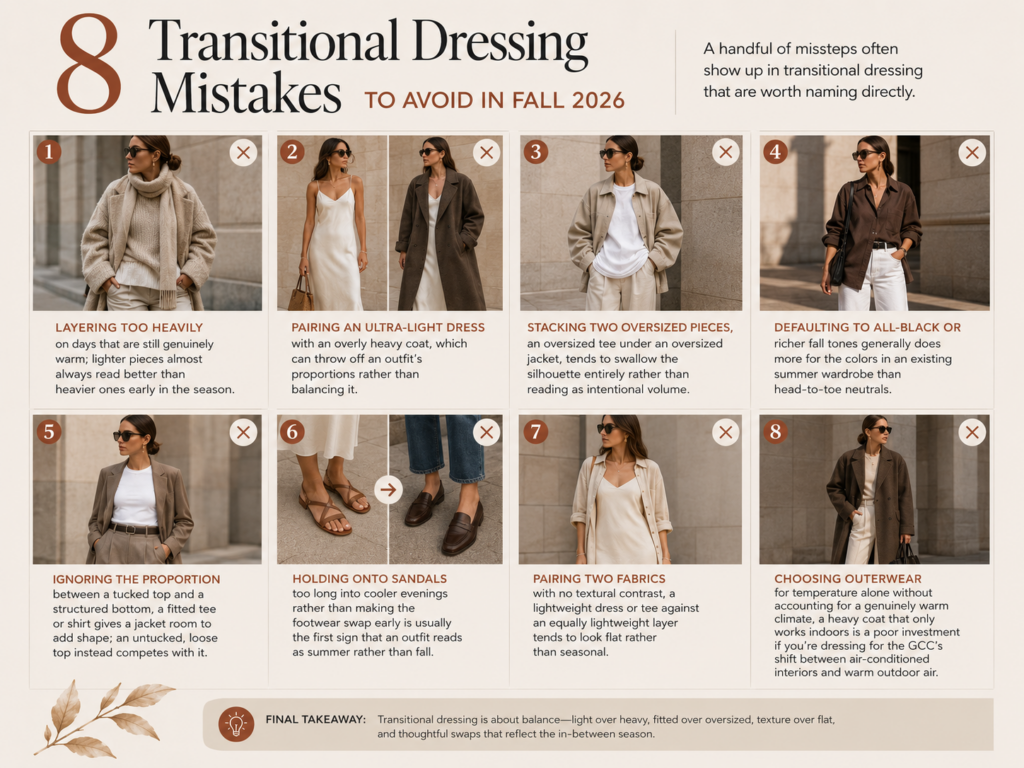 8 Transitional Dressing Mistakes to Avoid When Preparing For Fall