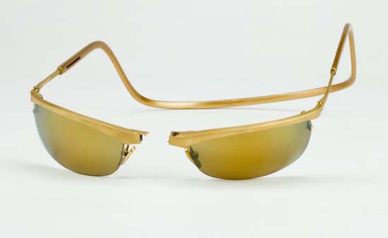 CliC Gold: 18K Gold Sport Sunglasses. Image Courtesy: https://heelsandhiphop.wordpress.com