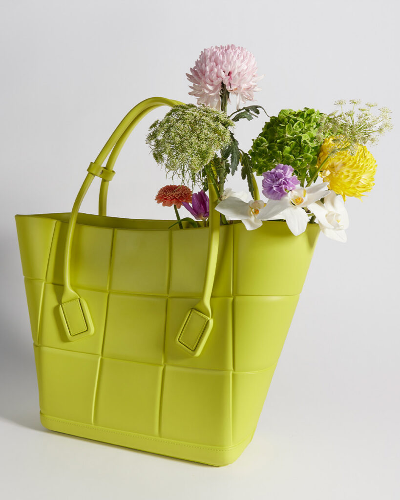 A bright and happy luxury tote bag