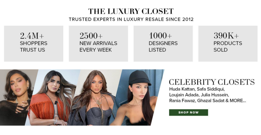 The Luxury Closet based in Dubai; Best for GCC Buyers and Sellers